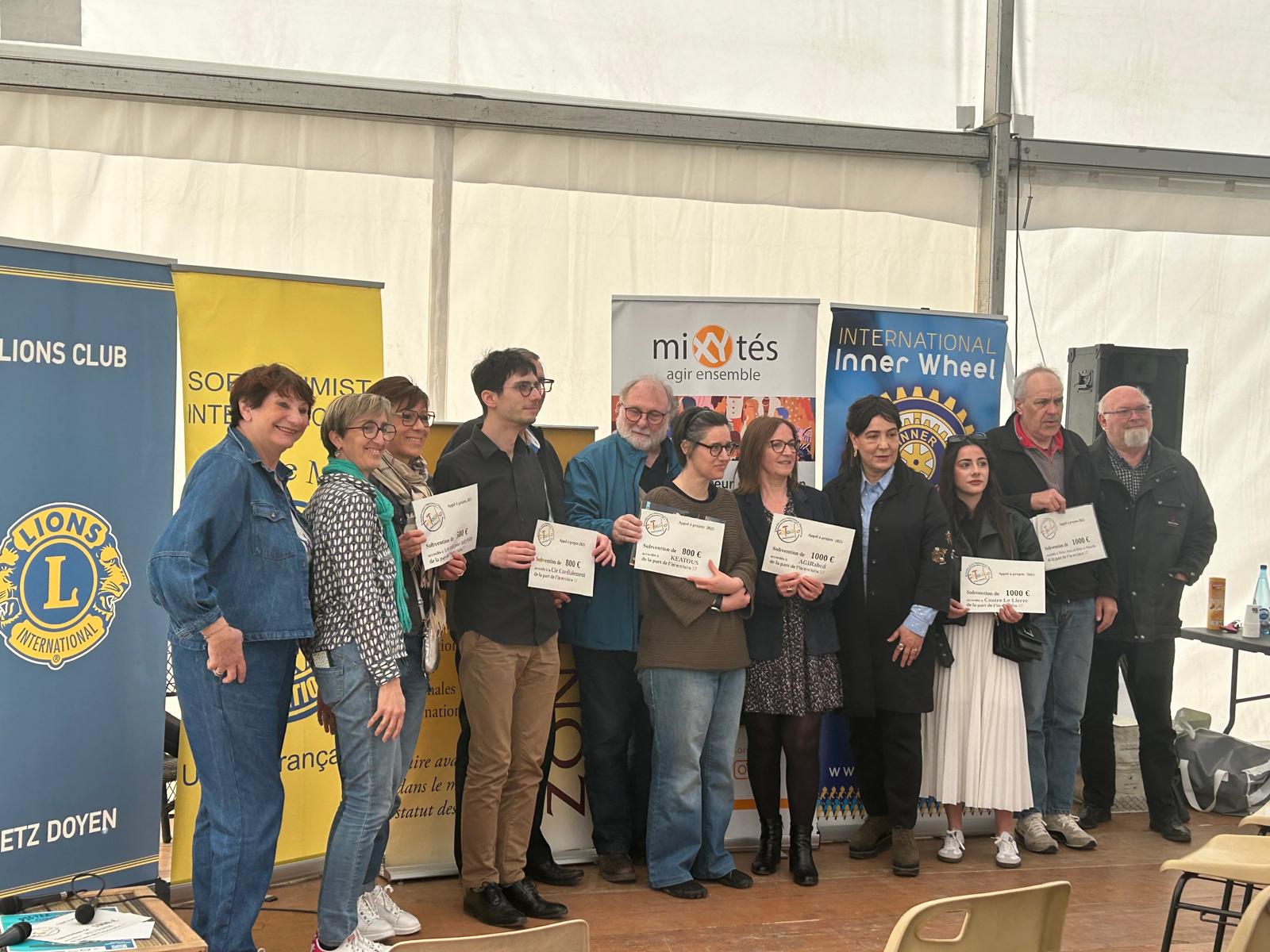 Interclubs 57 : Remise des subventions aux associations luttant contre l'illettrisme et l'illectronisme